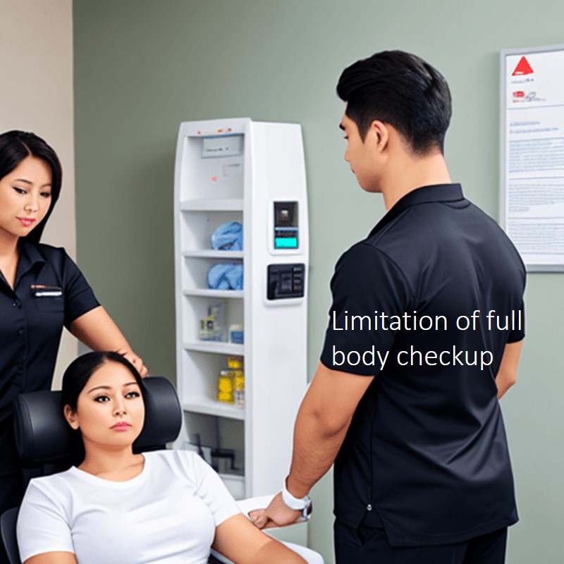 Limitation of full body checkup for Diabetes Patient