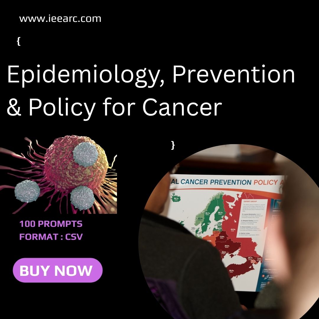 Epidemiology, Prevention & Policy